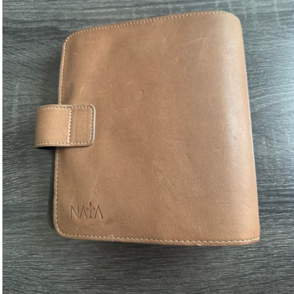 Naya Paperie B6 Wide Hybrid Ring Binder Leather Planner Full Back‎ Pocket Add On